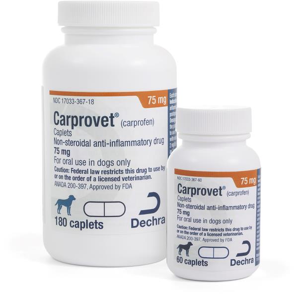 CARPROVET CAPLETS 75MG X 180